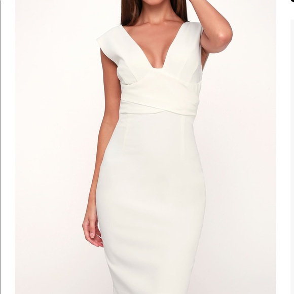COPY - NWT ! CECILIA WHITE SHEATH MIDI DRESS
Grace Willow - Picture 4 of 5